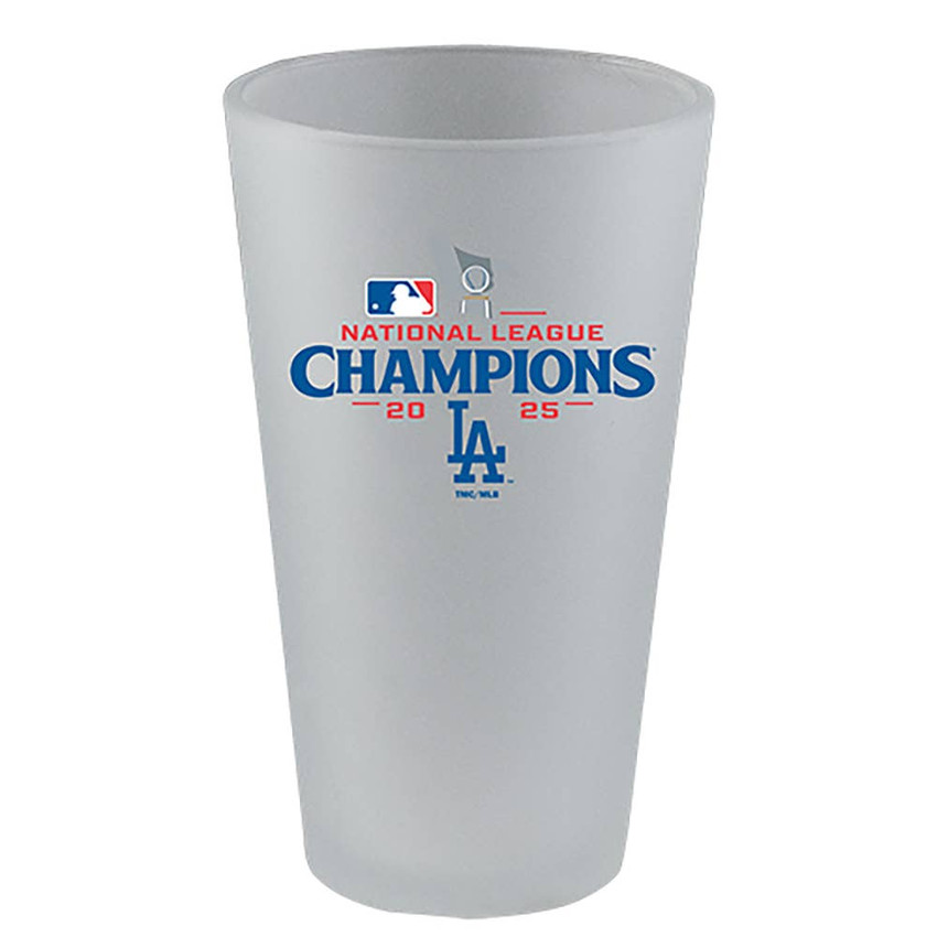 LA Dodgers 17oz Frosted Pint Glass 2025 World Series Champ