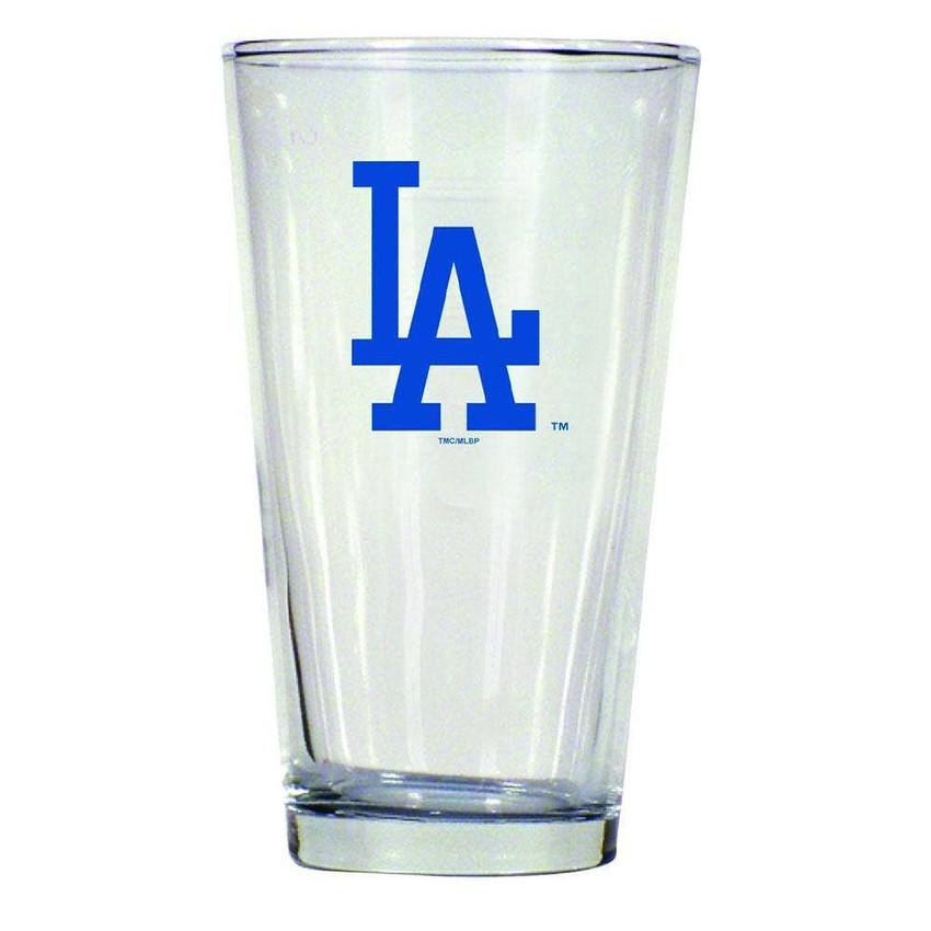 Los Angeles Dodgers 16oz Pint Glass w/Color Logo