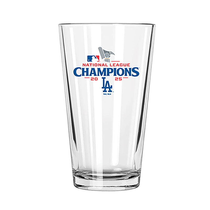 LA Dodgers 17oz Pint Glass 2025 World Series Champ