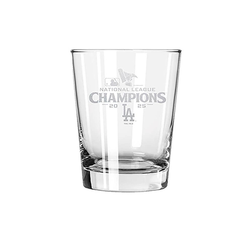 LA Dodgers 15oz Etch Old Fashion 2025 World Series Champ