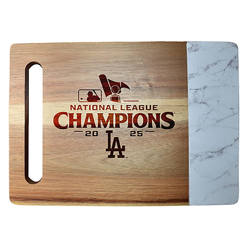 LA Dodgers Chopping Board w/ Marble 2025 World Series Champ