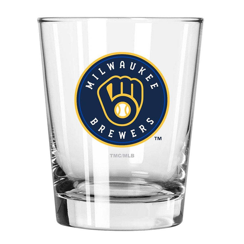 Milwaukee Brewers 15oz Old Fashioned w/Color Logo