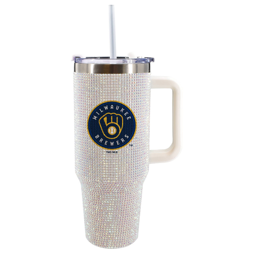 Milwaukee Brewers 40oz Bling Tumbler