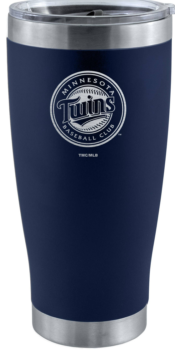 Minnesota Twins 20oz Navy Tumbler w/Etched Logo