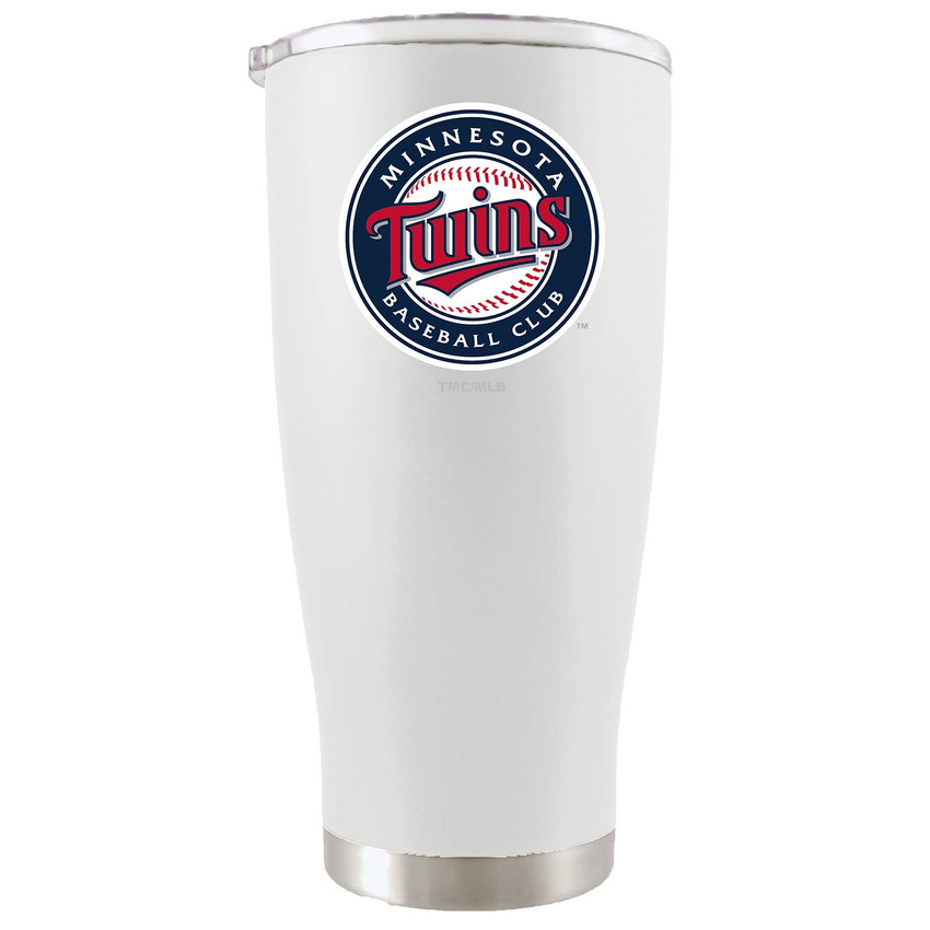 Minnesota Twins 20oz White Tumbler w/Color Logo