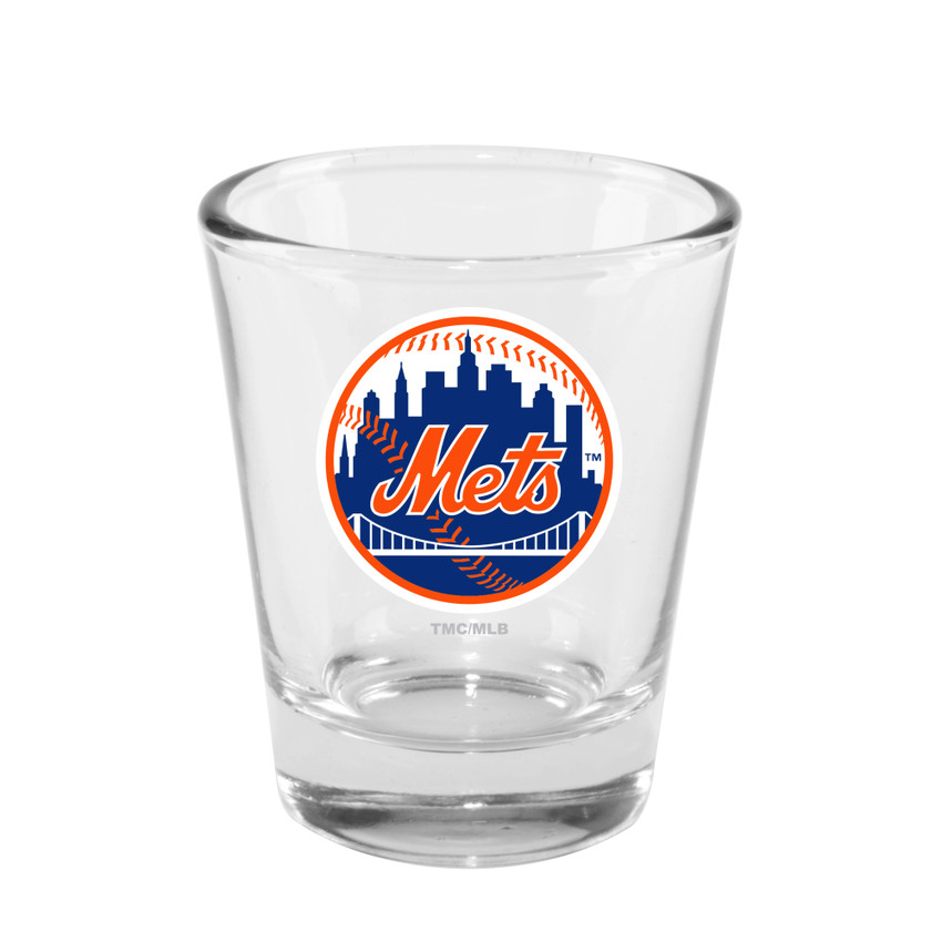 New York Mets 2oz Clear Collector Glass