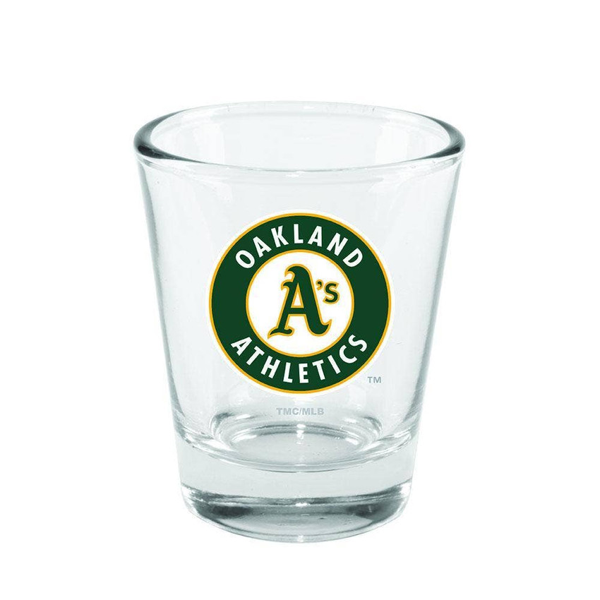 Oakland Athletics 2oz Clear Collector Glass