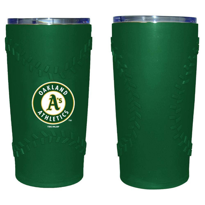 Oakland Athletics 20oz Tumbler w/Silicone Wrap