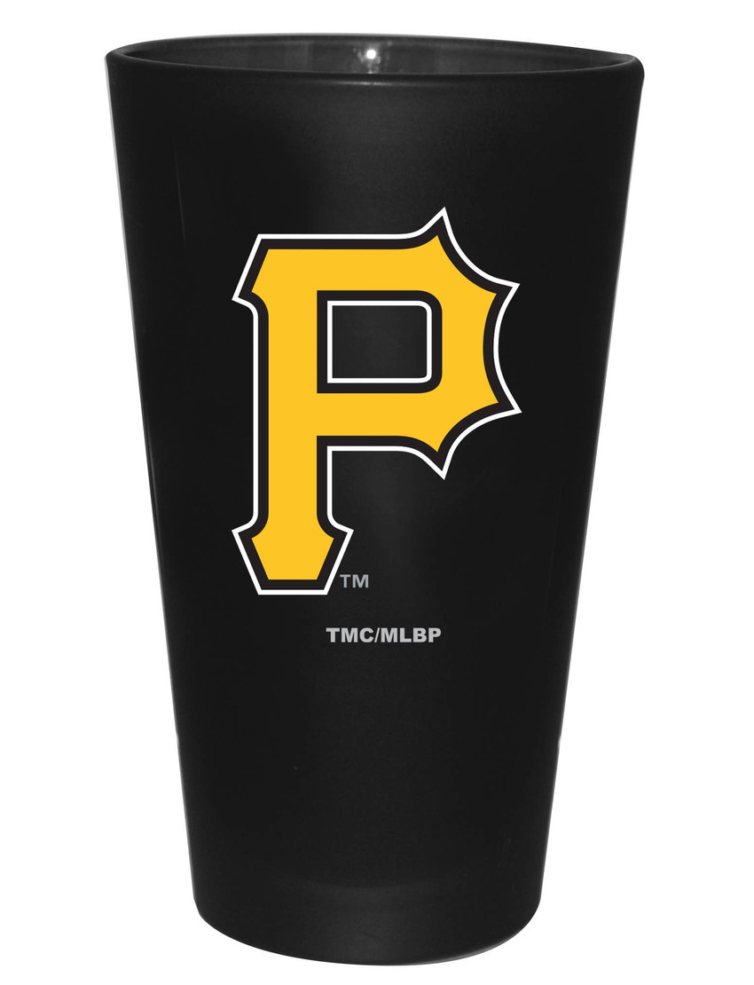 Pittsburgh Pirates 16oz Color Frosted Pint Color Logo