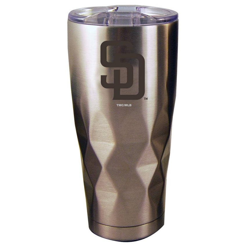 San Diego Padres 22oz Stainless Steel Diamond Tumbler