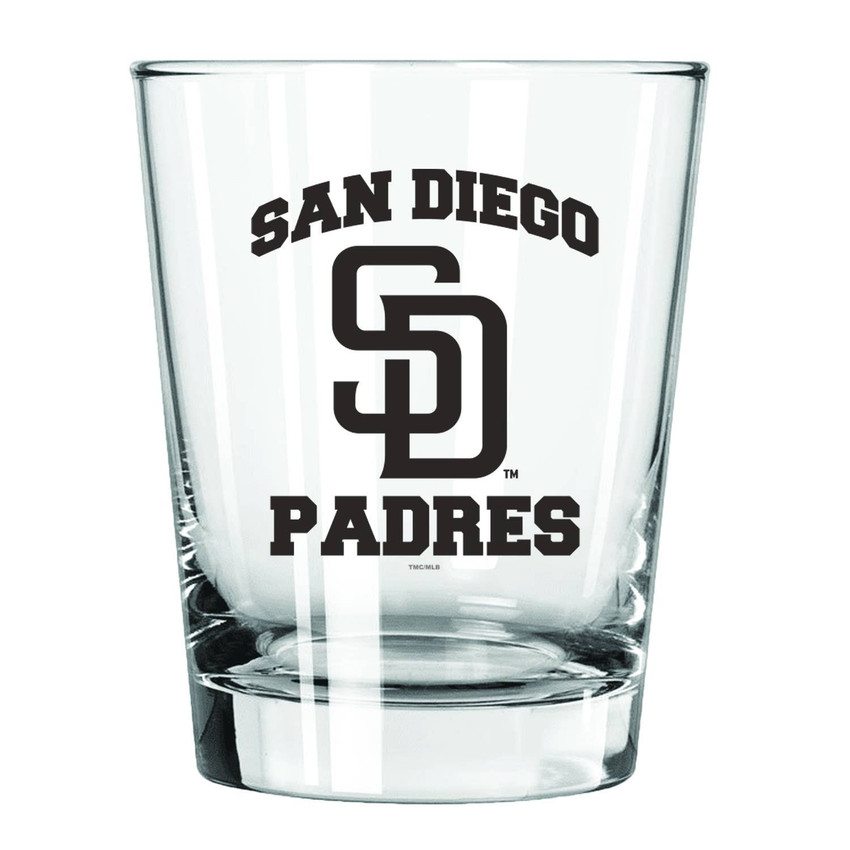 San Diego Padres 15oz Old Fashioned w/Arches Logo