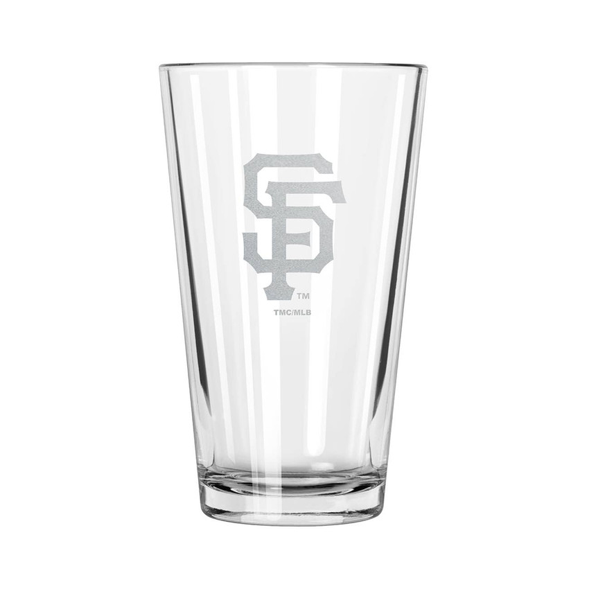 San Francisco Giants 16oz Pint Glass w/Etched Logo