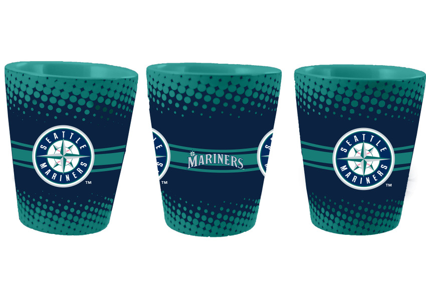 Seattle Mariners 2oz Full Wrap Collector Glass