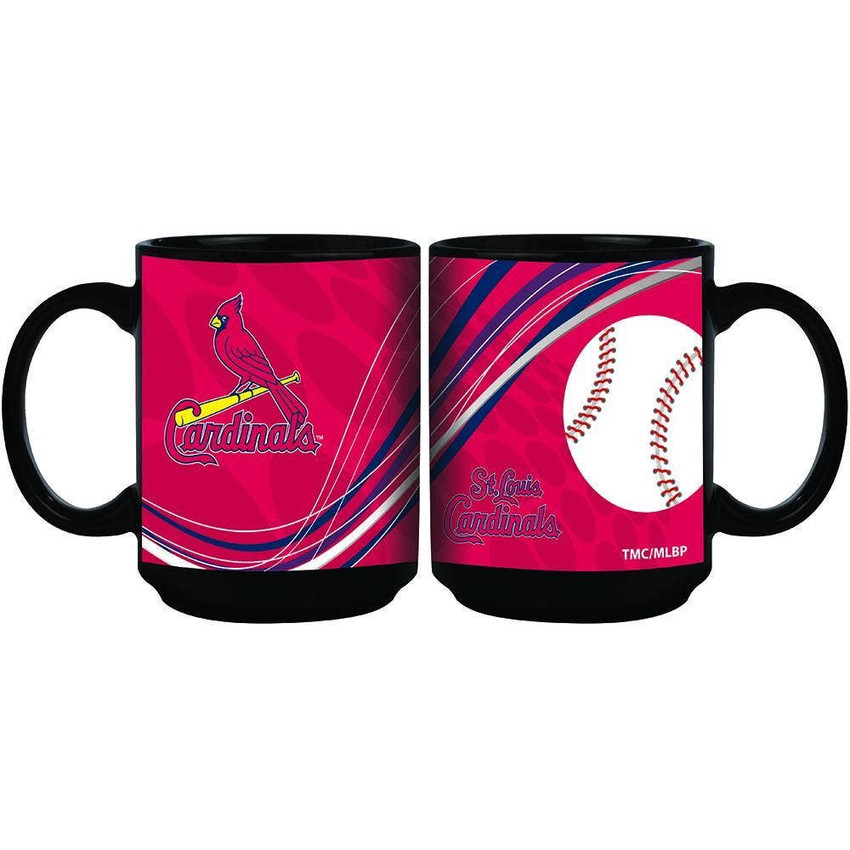 St. Louis Cardinals 15oz Dynamic Black Mug