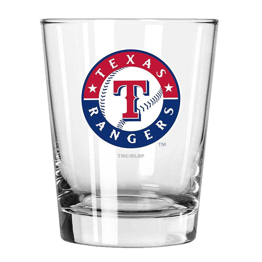 Texas Rangers 15oz Old Fashioned w/Color Logo