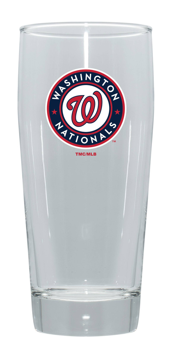 Washington Nationals 16oz Pub Pilsner w/Color Logo