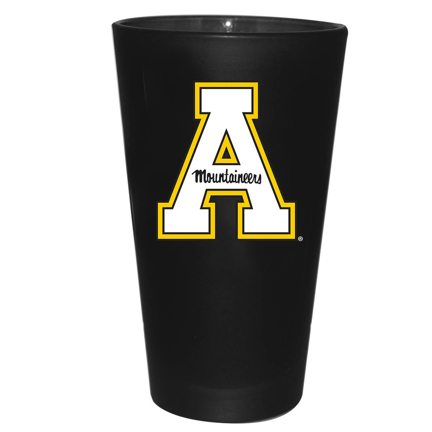 Appalachian State 16oz Color Frosted Pint Color Logo