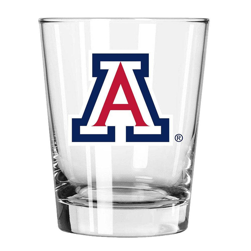 Arizona Wildcats 15oz Old Fashioned w/Color Logo