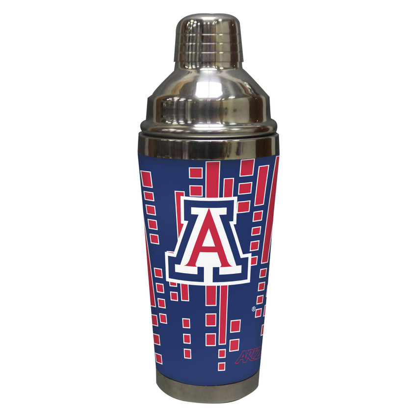 Arizona Wildcats Stainless Steel Cocktail Shaker