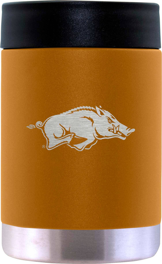 Arkansas Razorbacks 12oz Canyon Can Holder Etched Logo