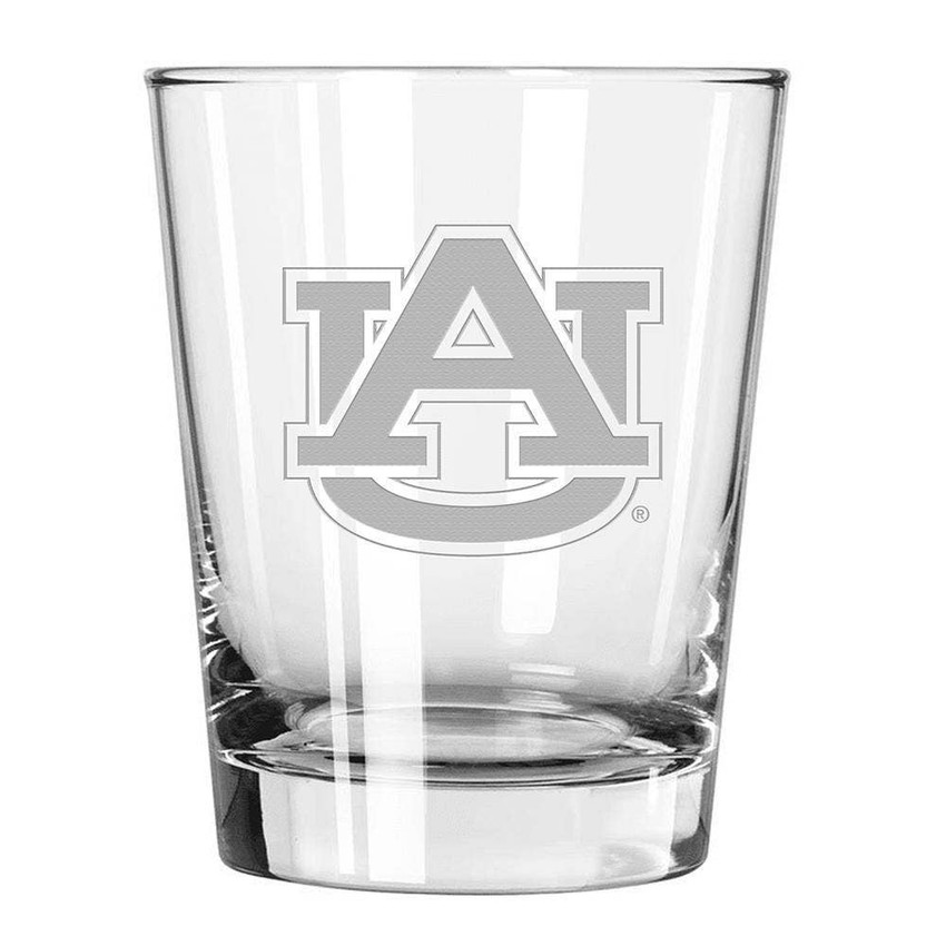 Auburn Tigers 15oz Old Fashioned w/Etched Logo