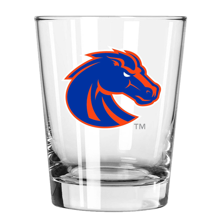 Boise State Broncos 15oz Old Fashioned w/Color Logo