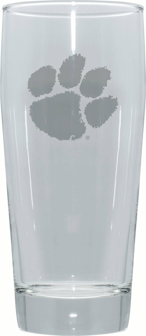 Clemson Tigers 16oz Pub Pilsner w/Etched Logo