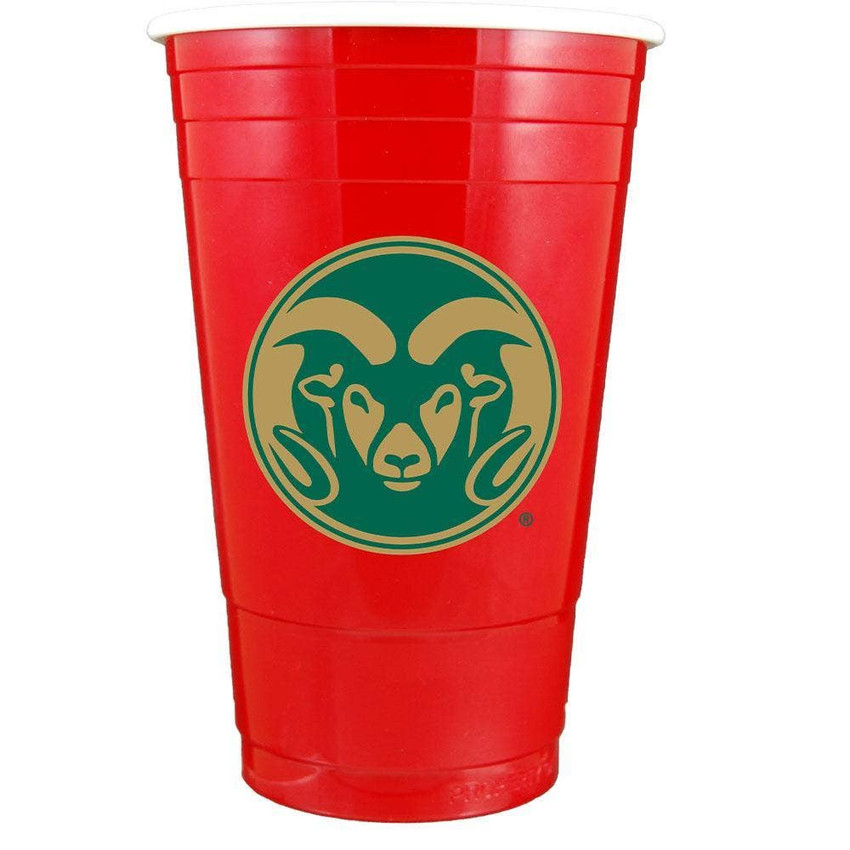 Colorado State Rams Red Plastic Cup