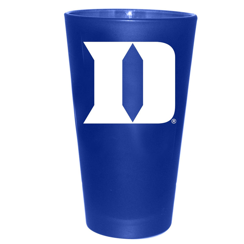 Duke Blue Devils 16oz Color Frosted Pint Color Logo