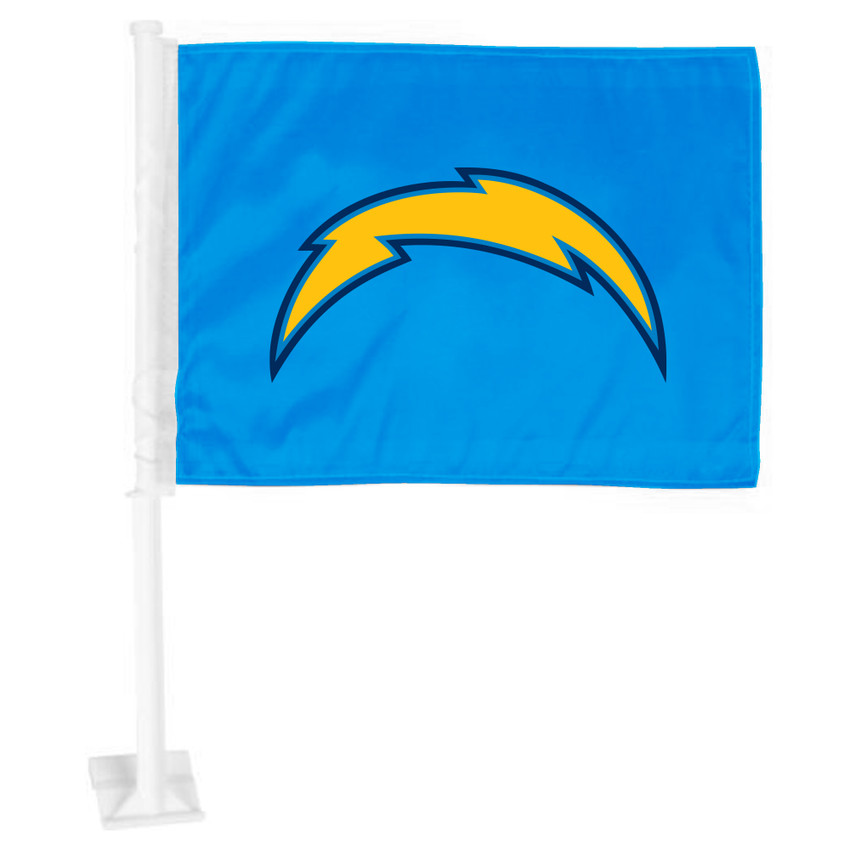 Los Angeles Chargers Car Flag Large 1pc 11" x 14" Bolt Primary Logo