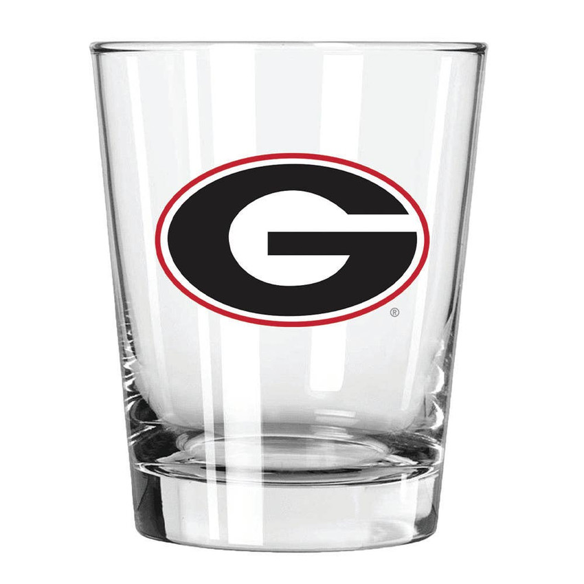 Georgia Bulldogs 15oz Old Fashioned w/Color Logo