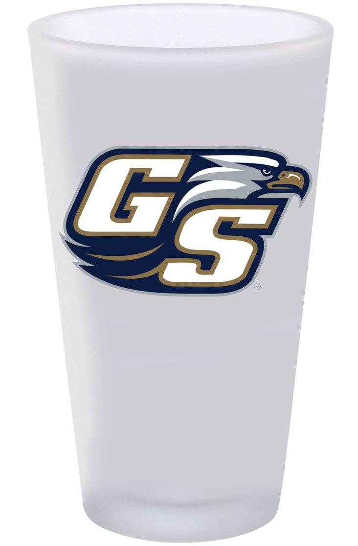 Georgia Southern Eagles 16oz Frosted Pint Glass Color Logo