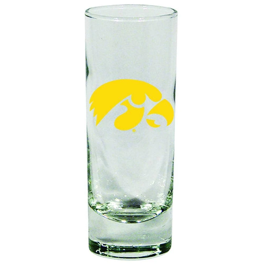Iowa Hawkeyes 2oz Cordial Glass