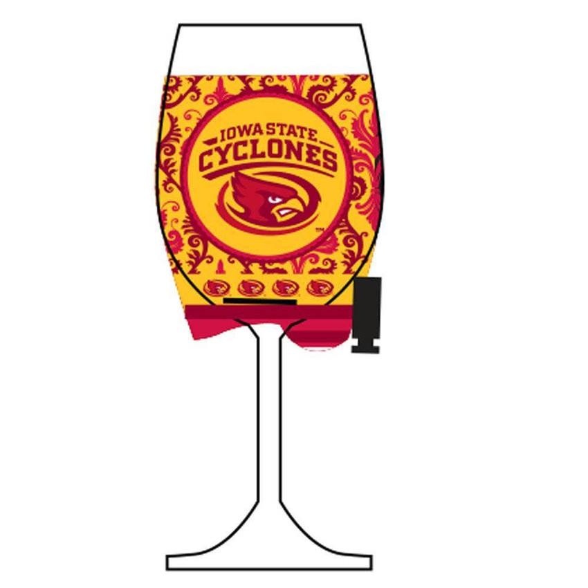 Iowa State Cyclones Wine Glass Woozie