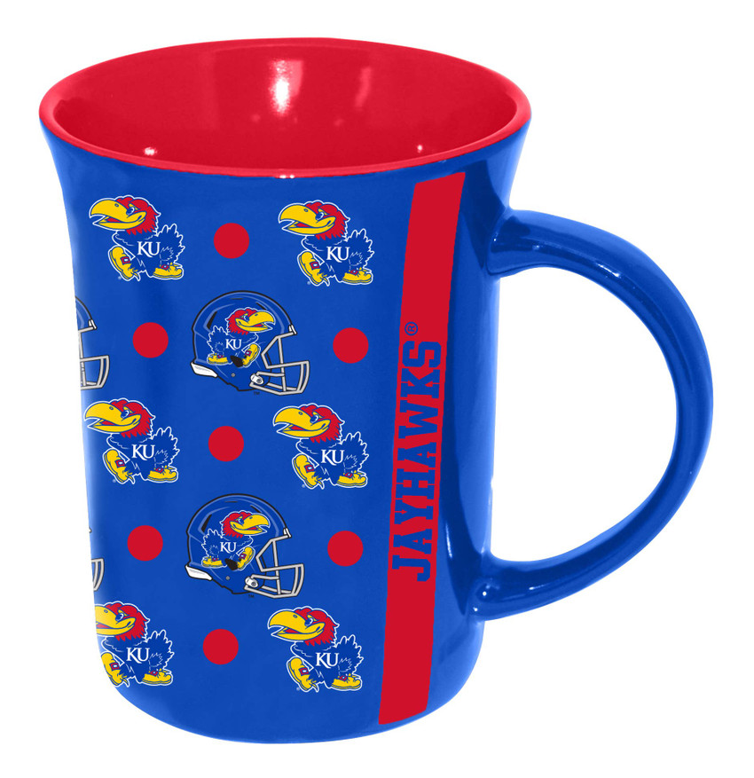 Kansas Jayhawks 15oz Line Up Mug