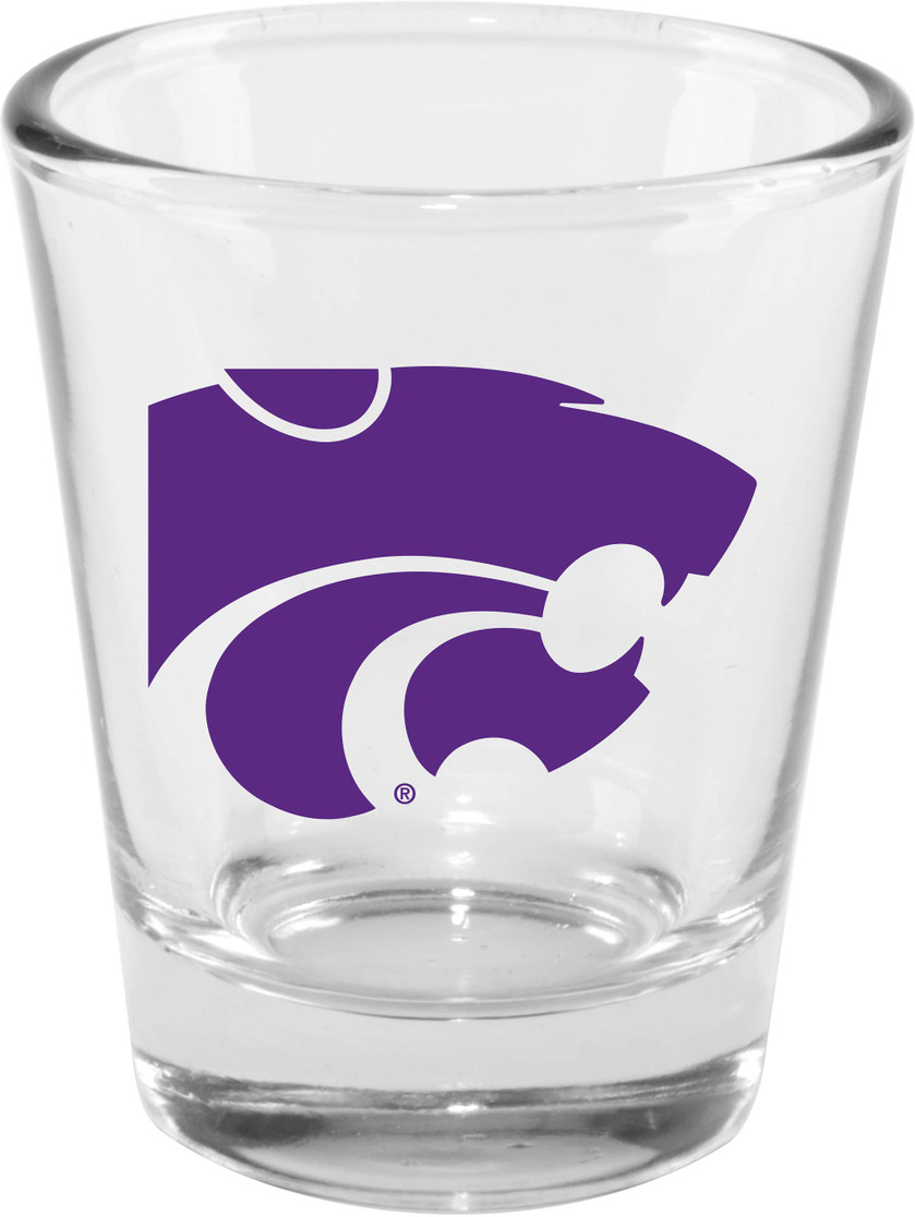 Kansas State Wildcats 2oz Clear Collector Glass