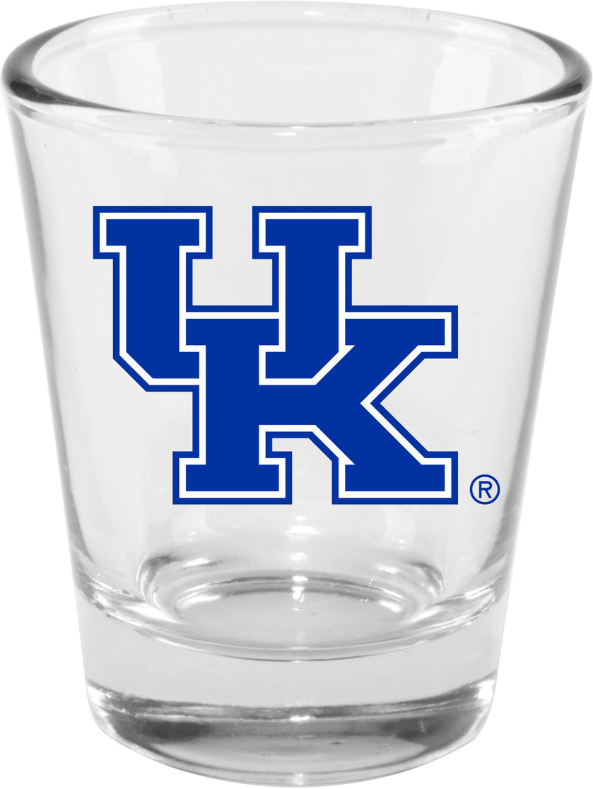 Kentucky Wildcats 2oz Clear Collector Glass