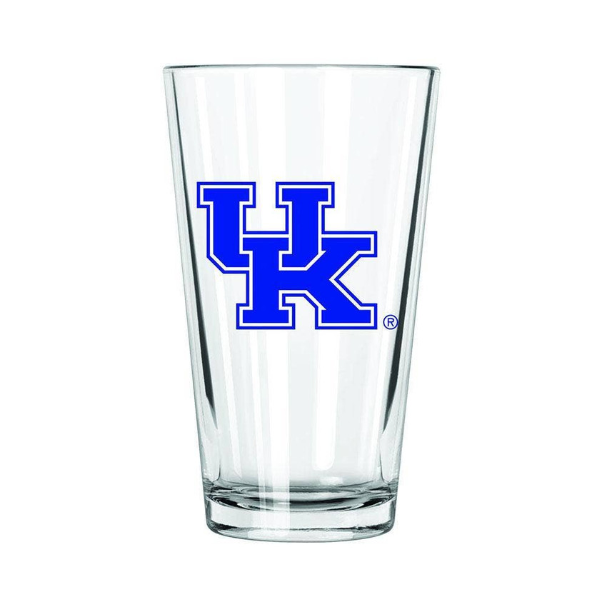 Kentucky Wildcats 16oz Pint Glass w/Color Logo
