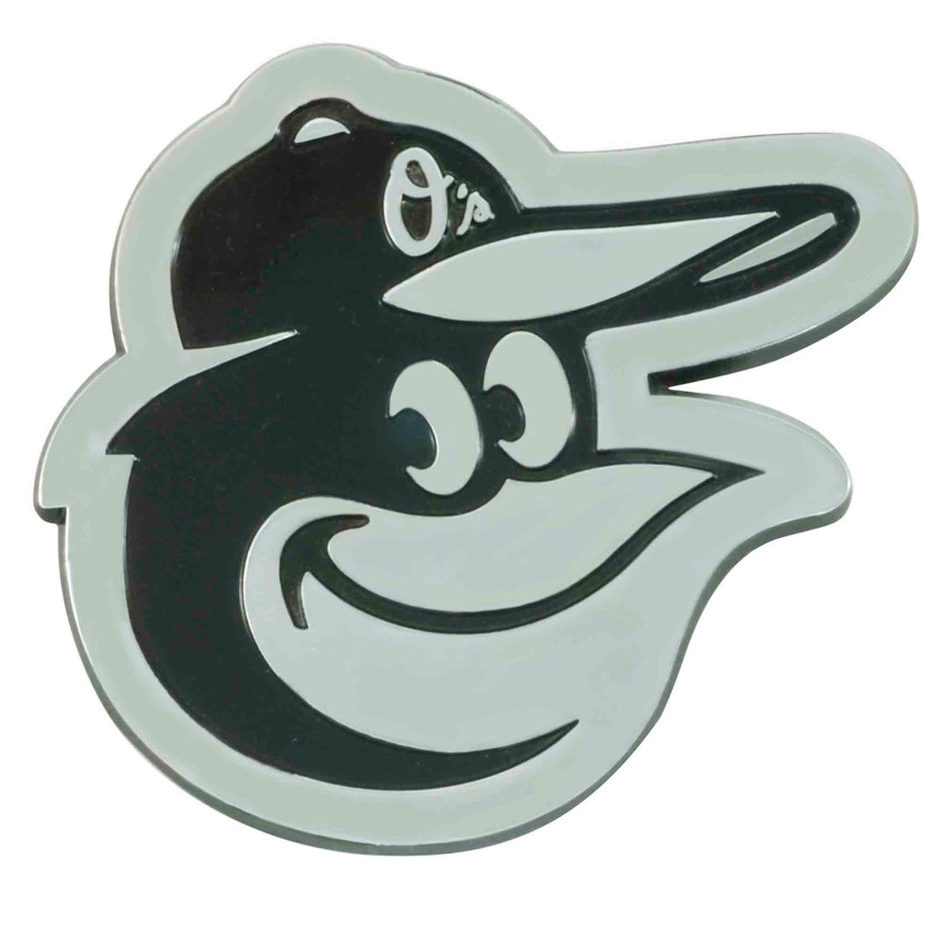 MLB - Baltimore Orioles Chrome Emblem 3"x3.2"