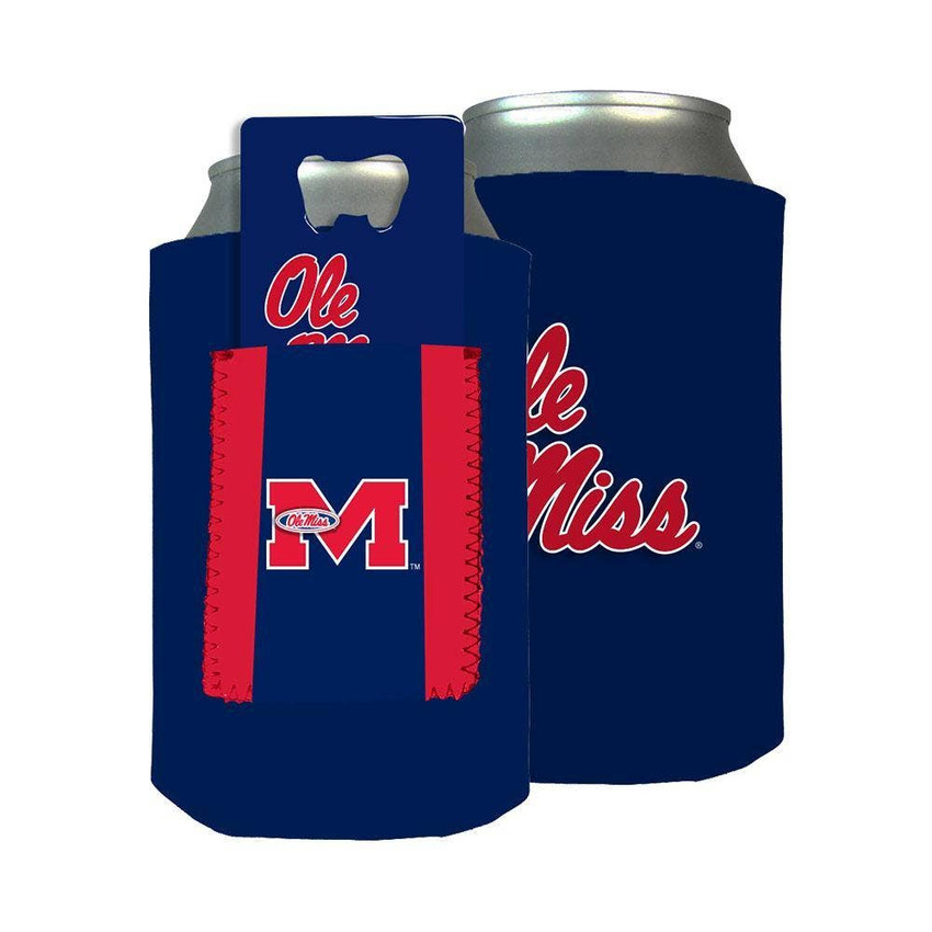 Ole Miss Rebels Can Insulator w/Opener