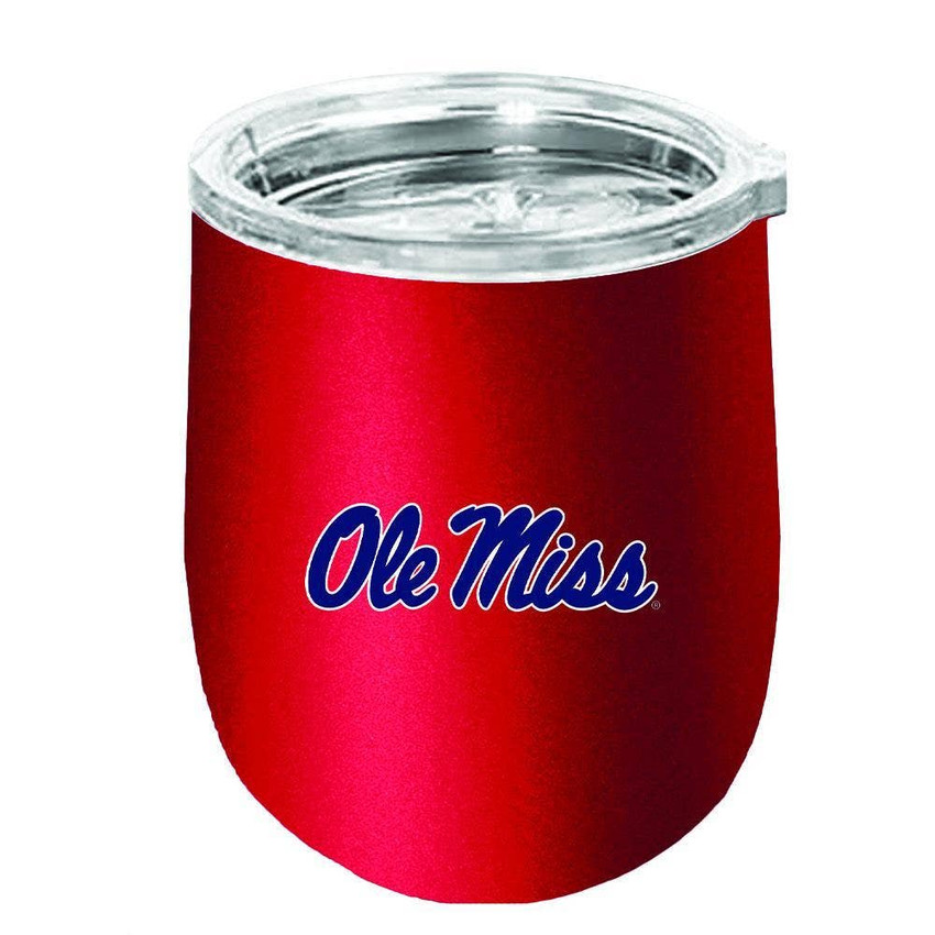 Ole Miss Rebels Matte Stemless Tumbler