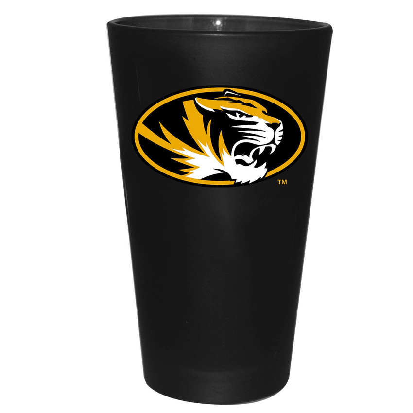 Missouri Tigers 16oz Color Frosted Pint Color Logo