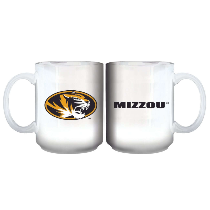 Missouri Tigers 11oz White Mug w/Color Logo