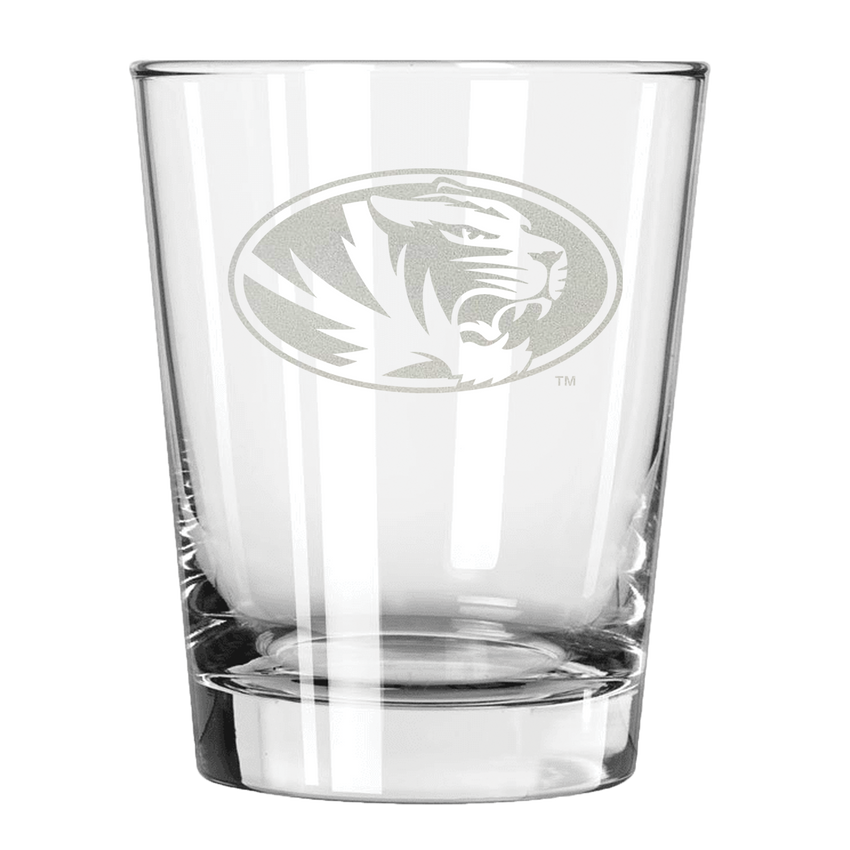 Missouri Tigers 15oz Old Fashioned w/Etched Logo