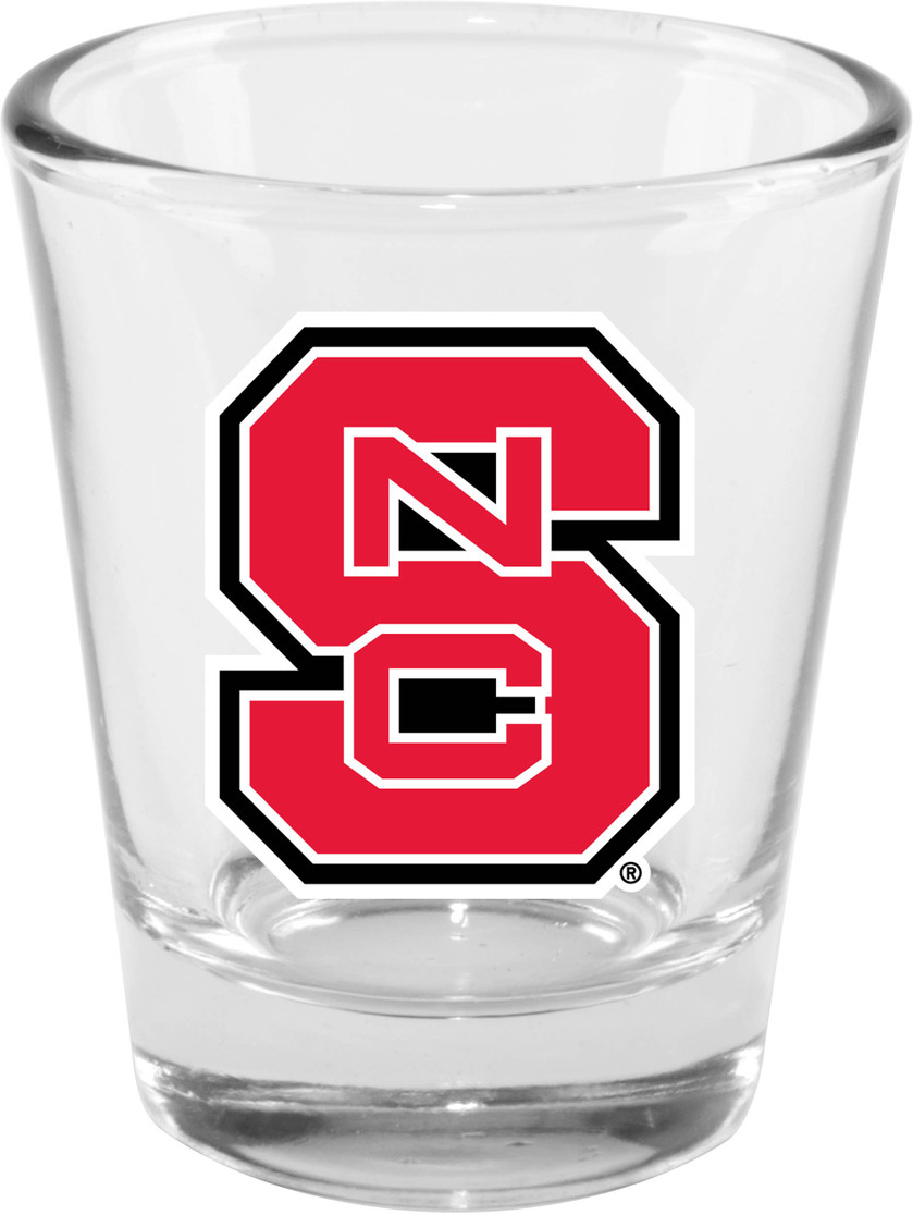 NC State Wolfpack 2oz Clear Collector Glass