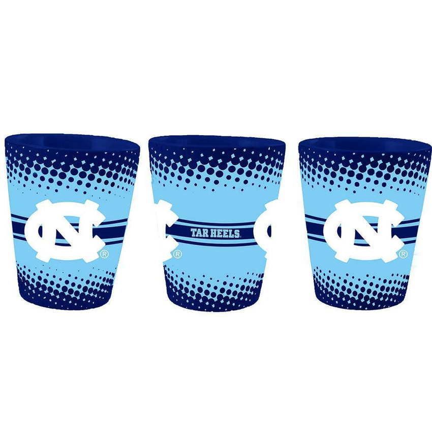 North Carolina Tar Heels 2oz Full Wrap Collector Glass