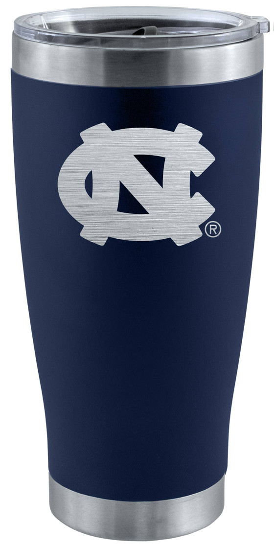 North Carolina Tar Heels 20oz Navy Tumbler w/Etched Logo