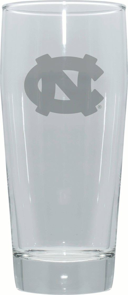 North Carolina Tar Heels 16oz Pub Pilsner w/Etched Logo