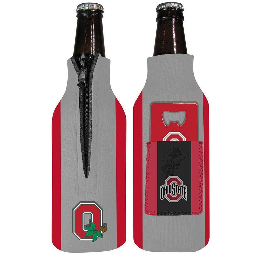Ohio State Buckeyes Bottle Insulator w/ Opener