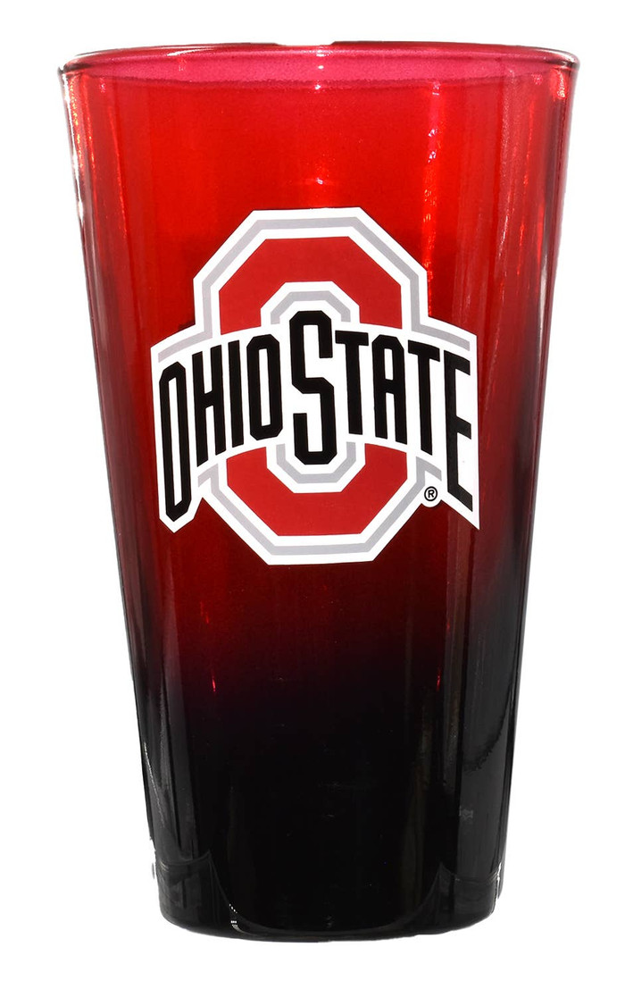 Ohio State Buckeyes 16oz Ombre Pint Glass